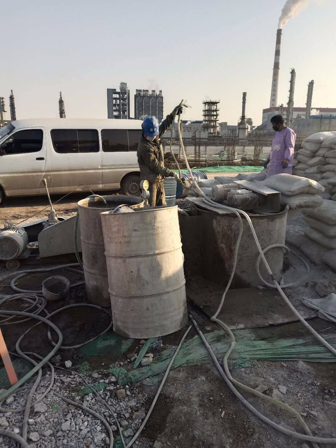 郊区地基高压注浆加固技术